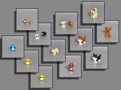 LEGO  Tiere Bauernhof Meerschweinchen Frettchen Hund Katze Creature