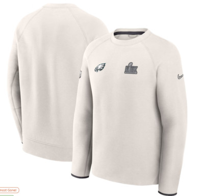 Philadelphia Eagles Nike Super Bowl LIX Opening Night Tech Fleece Sweatshirt NFL