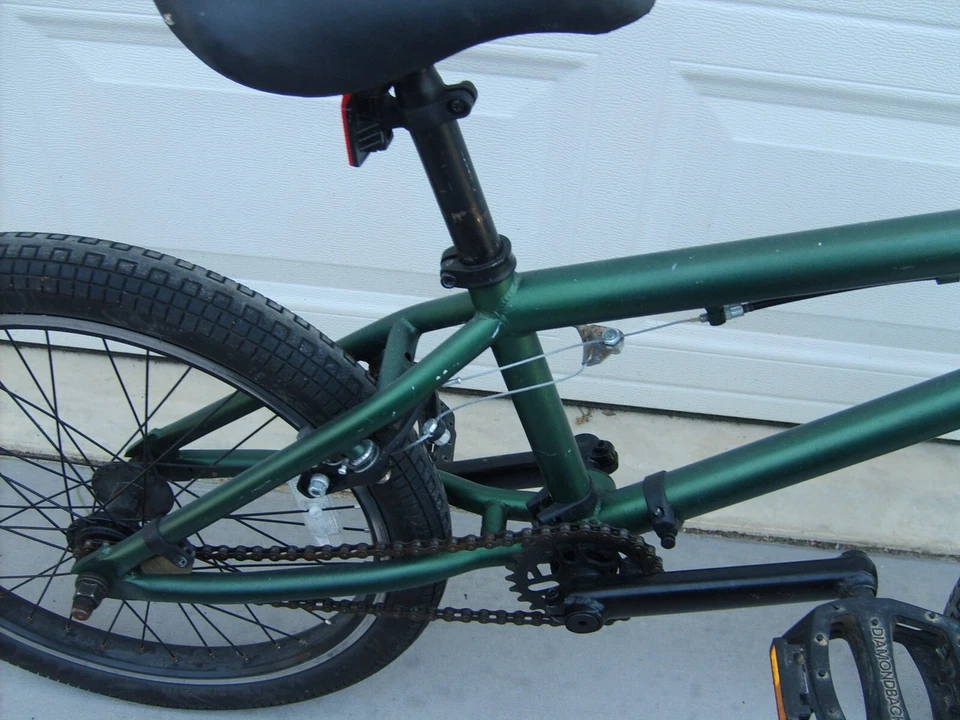Bicicleta BMX 2013 Diamond Back verde oscuro con piezas originales DB Foto 4 de 4