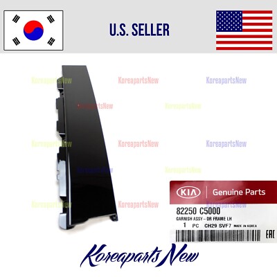 92137 R5000 FRONT Door Frame Garnish Trim Left DRIVER Side ⭐GENUINE⭐ Kia Sorento ...