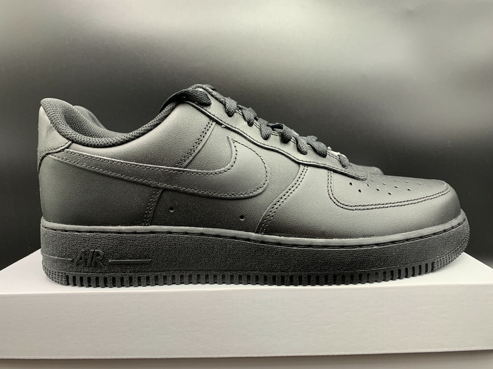 Size 12 - Nike Air Force 1 '07 Black 2017 for sale online | eBay