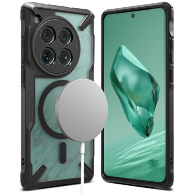 Ringke OnePlus 12 [Fusion-X Magnetic Matte] Anti-Yellowing Heavy Duty Case