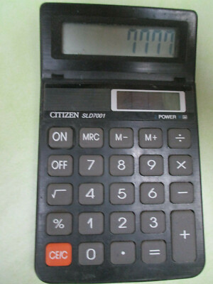 antiker Taschenrechner -  Citizen SLD 7001  70er Jahre
