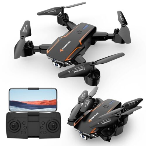 2 Pcs CINE R2s Drone 5000m Dual Camera 8K Recording 3800mAh, Obstacle Avoidance  - Foto 1 di 16