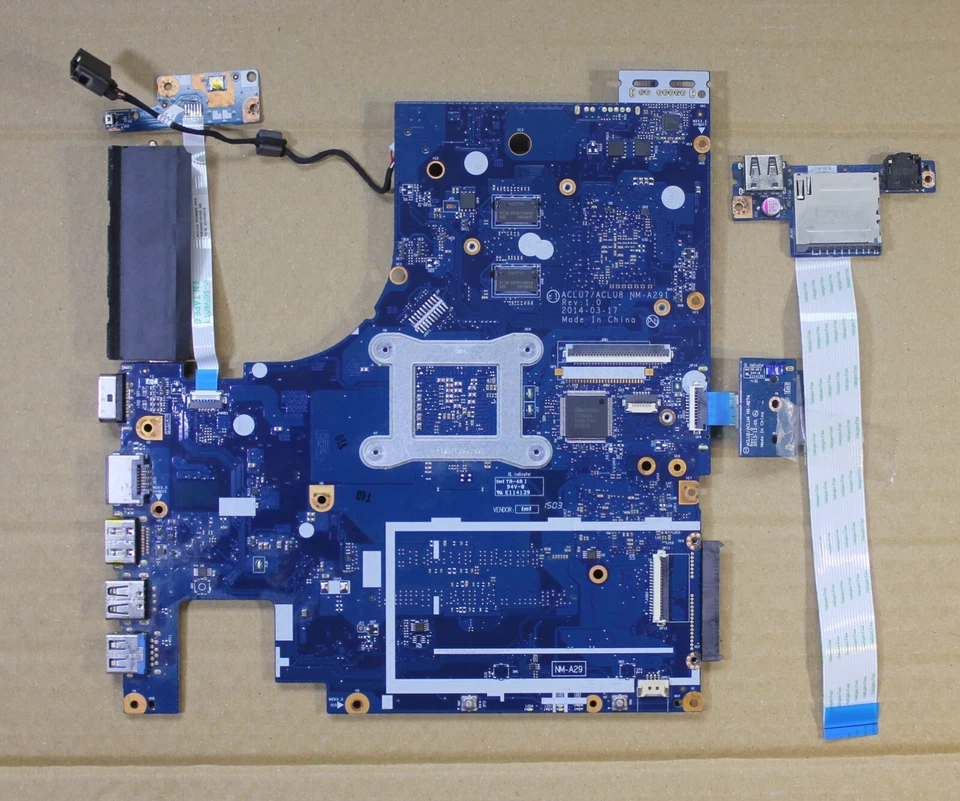Placa base Motherboard Lenovo Z50-75 , ACLU7 / ACLU8 NM-A291 , AMD FX-7500 - Imagen 2 de 3