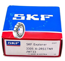 SKF 3305 A-2RS1TN9/MT33 ANGULAR CONTACT BEARING 25x62x25.4 mm