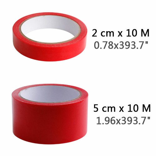 10m Duck Duct Cloth Waterproof Gaffer Gaffa Tape Adhesive Repair Tape 2 Size - Photo 11 sur 20