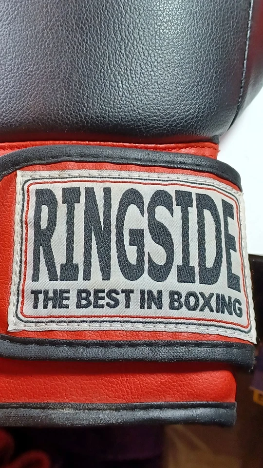 Ringside Boxing 12 OZ negro y rojo lo mejor en boxeo Foto 2 de 4