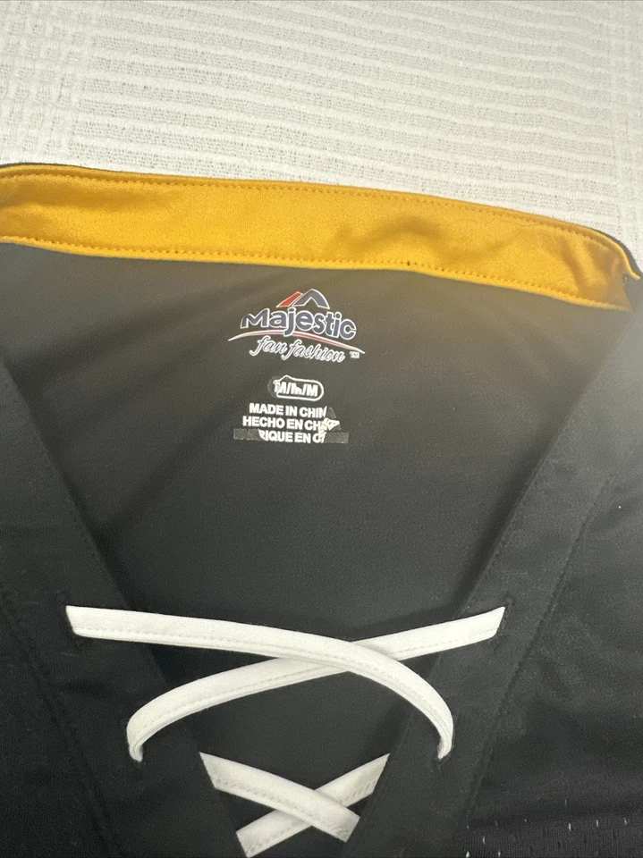 Womens Majestic Fan Fashion short sleeve Steelers Shirt Size Medium Tie - Image 3 of 4