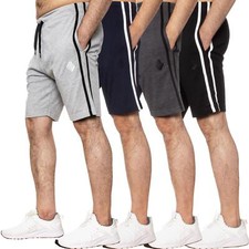 Enzo Mens Shorts Lounge Running Training Sports Elasticated Pyjama Half Pants