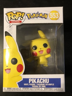 Pokemon Pikachu Waving Funko Pop! Vinyl Figure #553 New! | eBay