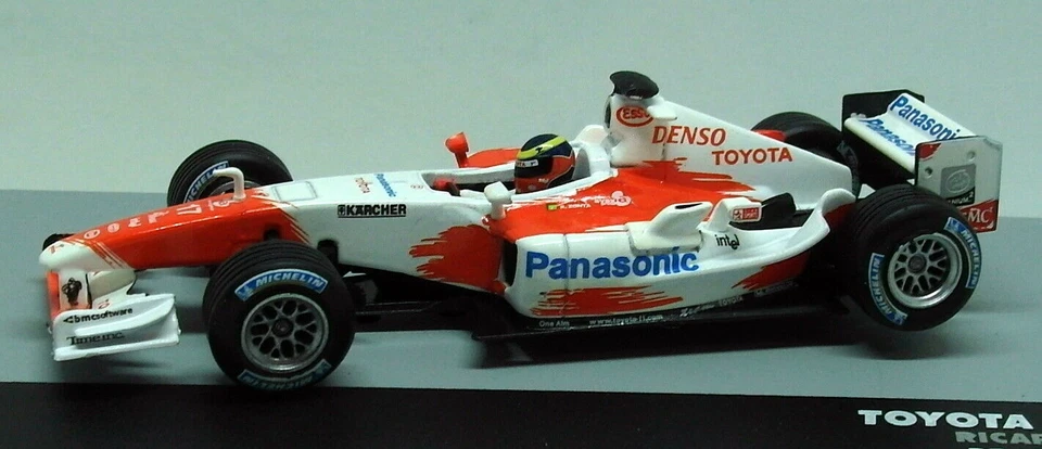Coche diecast Altaya 1/43 - Toyota TF104B Ricardo Zonta Brasil GP 2004 F1 Foto 2 de 4
