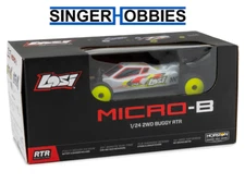 LOSI LOS00007T1 Micro-B 2WD Radio Control 1/24 Buggy White RTR HH
