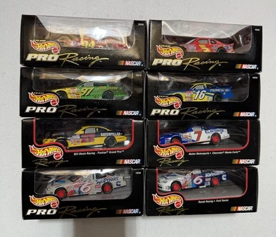 NASCAR DIECAST HOT WHEELS 1/43 LOT OF 8 ASSORTED DRIVERS - NO REPEATS! - Image 1 of 4
