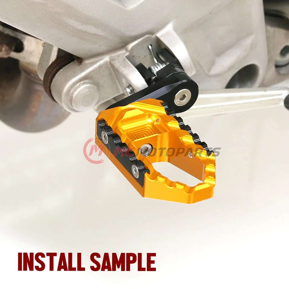 Para Triumph Daytona 675/R 2006-2012 1,5 pulgadas estriberas delanteras anchas Touring Foto 4 de 4