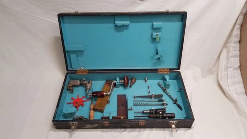 Stanley Craftsman Vintage Woodworking Tools in Wooden Box