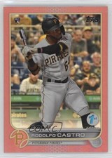 2022 Topps Series 1 1st Edition Hot Pink 6/10 Rodolfo Castro #85 13sv