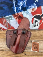 Vintage Don Hume PCCH 56 Brown Leather IWB Holster for Firestar 9mm / .40