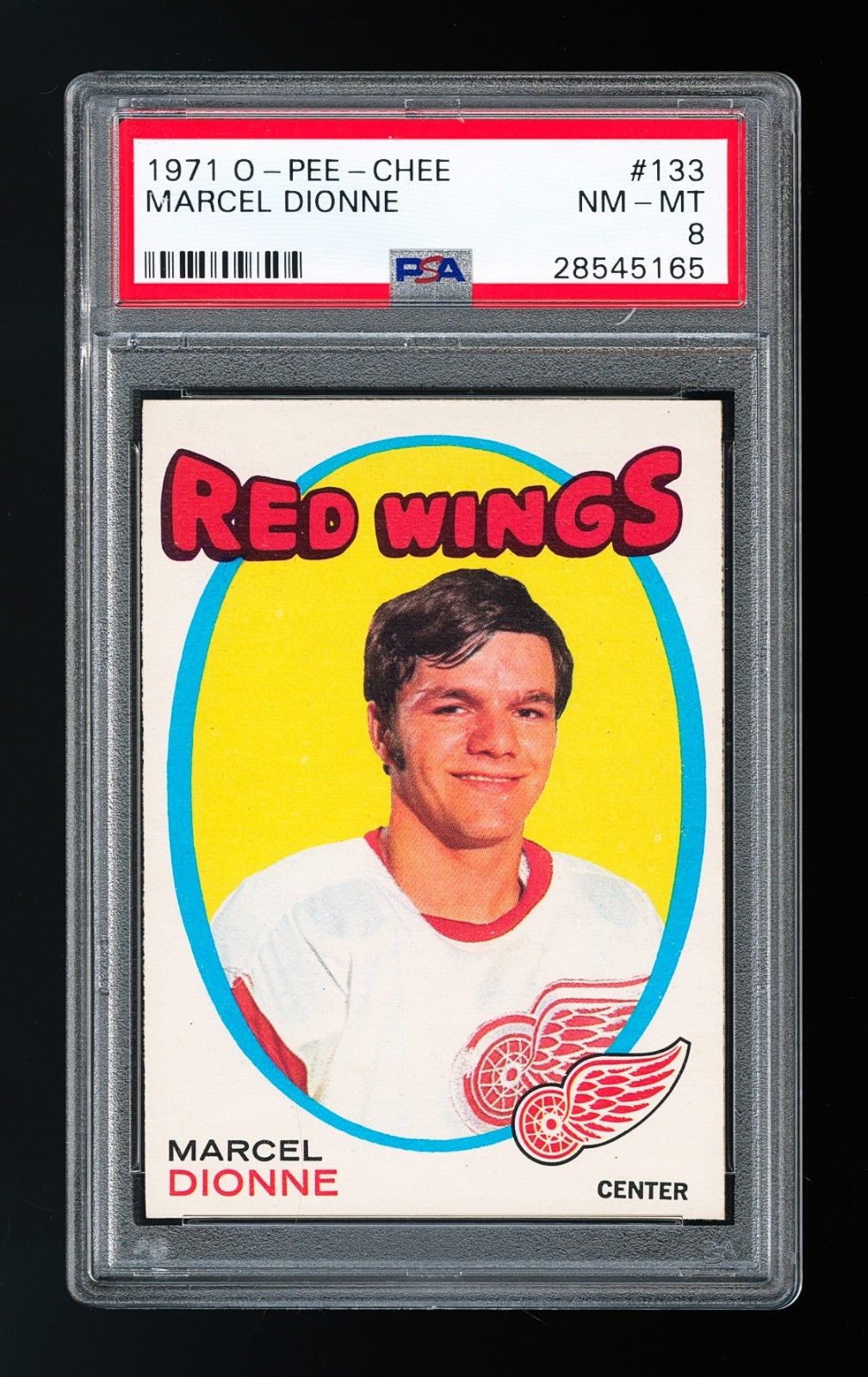 1971 O-Pee-Chee #133 Marcel Dionne Rookie Card - PSA 8+ with MINT corners
