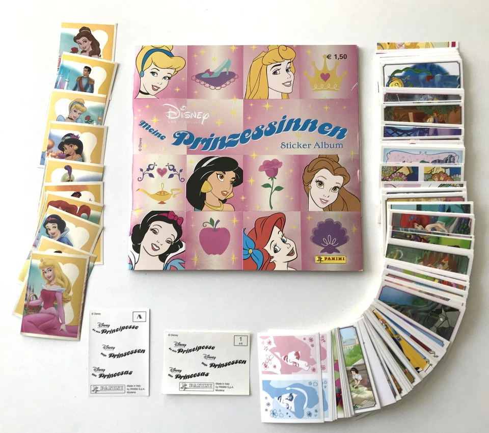 Disney - Meine Prinzessinnen (2007) Leeralbum + kompletter Satz  ,Panini ,selten - Bild 1 von 4