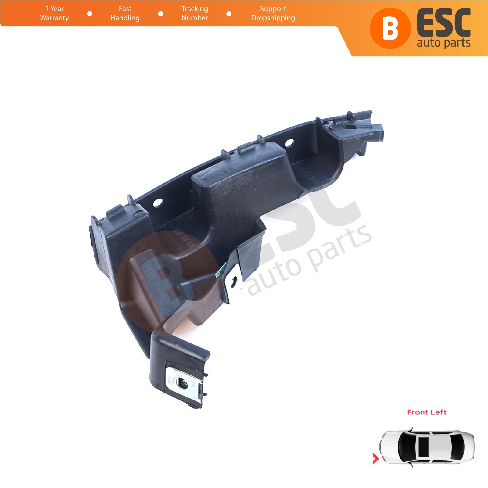 Front Left Bumper Support Bracket for Renault Symbol Thalia 2 LU 2008-2012
