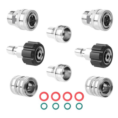 #ad Pressure Washer Quick connectorsStainless Steel Quick Disconnect Kit M22 Sw... $37.84