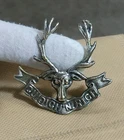 WW1-WW2 Scottish Seaforth Highlanders Badge Metal Detecting Find (54)