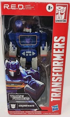 Hasbro Transformers R.E.D Soundwave Robot Enhanced Design Action Figure NEW!