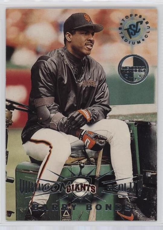 1995 Topps Stadium Club Virtual Reality Members Only Barry Bonds #136 0t08