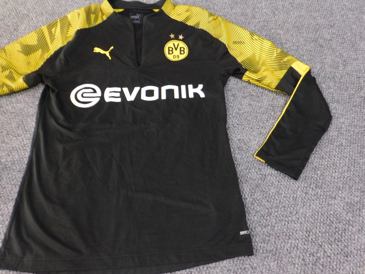 Borussia Dortmund Shirt Mens Medium Bundesliga Soccer Long Sleeve