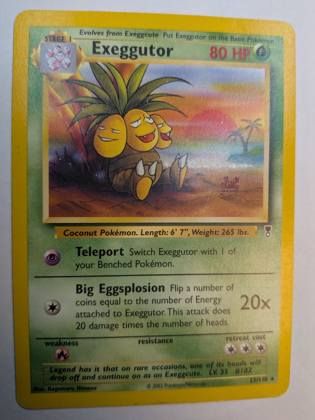 Exeggutor 23/110 - Legendary Collection - 2002 - Pokémon TCG 