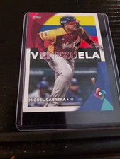 2023 Topps World Baseball Classic WBC-17 Miguel Cabrera Venezuela Detroit Tigers