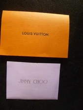 Louis Vuitton &Jimmy Choo Receipt Envelopes with Receipts