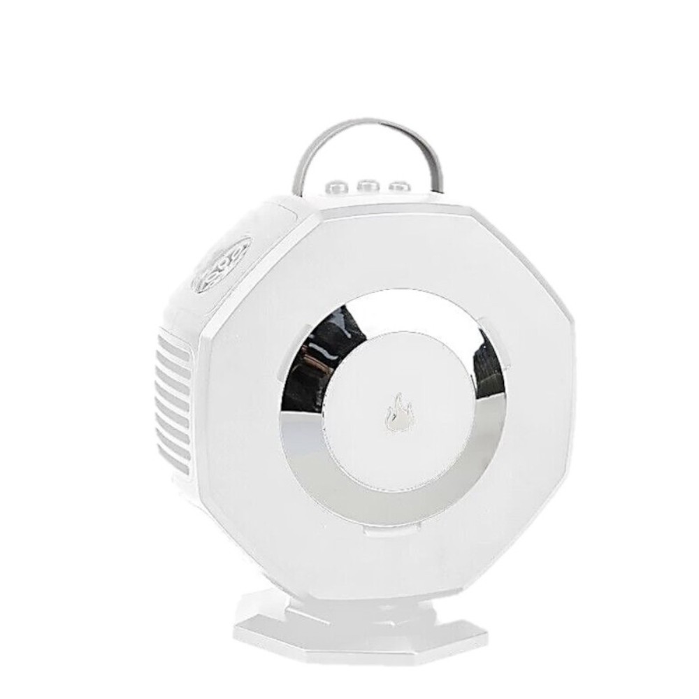 Souffleur de bulles de savon rotatif 360 nomade blanc en ABS pour enfant