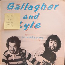 Gallagher and Lyle Breakaway Vinyl Record LP VG+/VG AMLH 68348 1976 1st Press