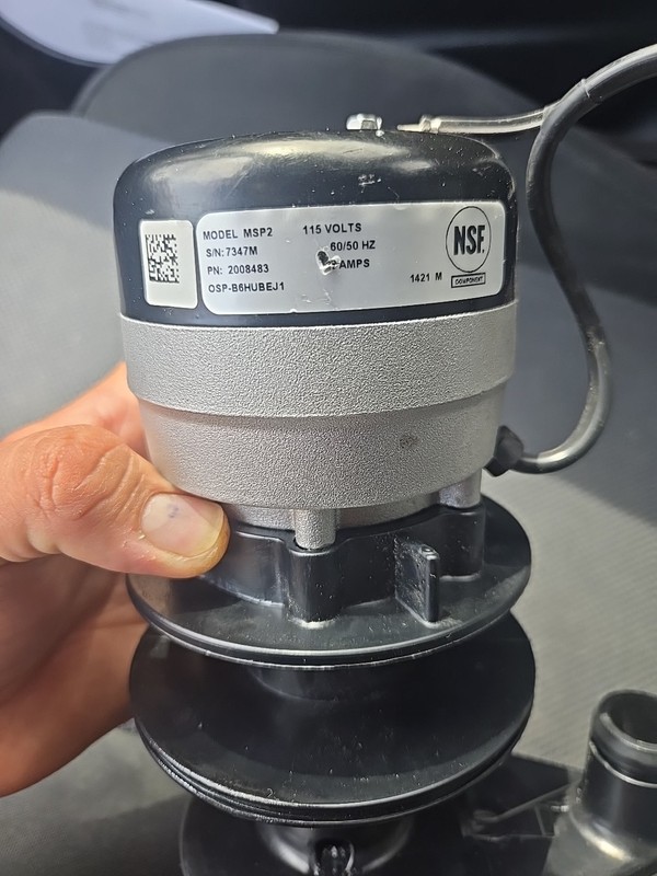 Manitowoc  Water Pump Msp2 115 Volts  S/N:7347m