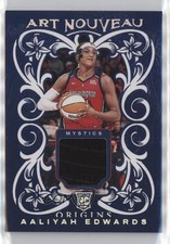 2024 Panini Origins WNBA Art Nouveau Memorabilia Aaliyah Edwards Rookie RC 3hd