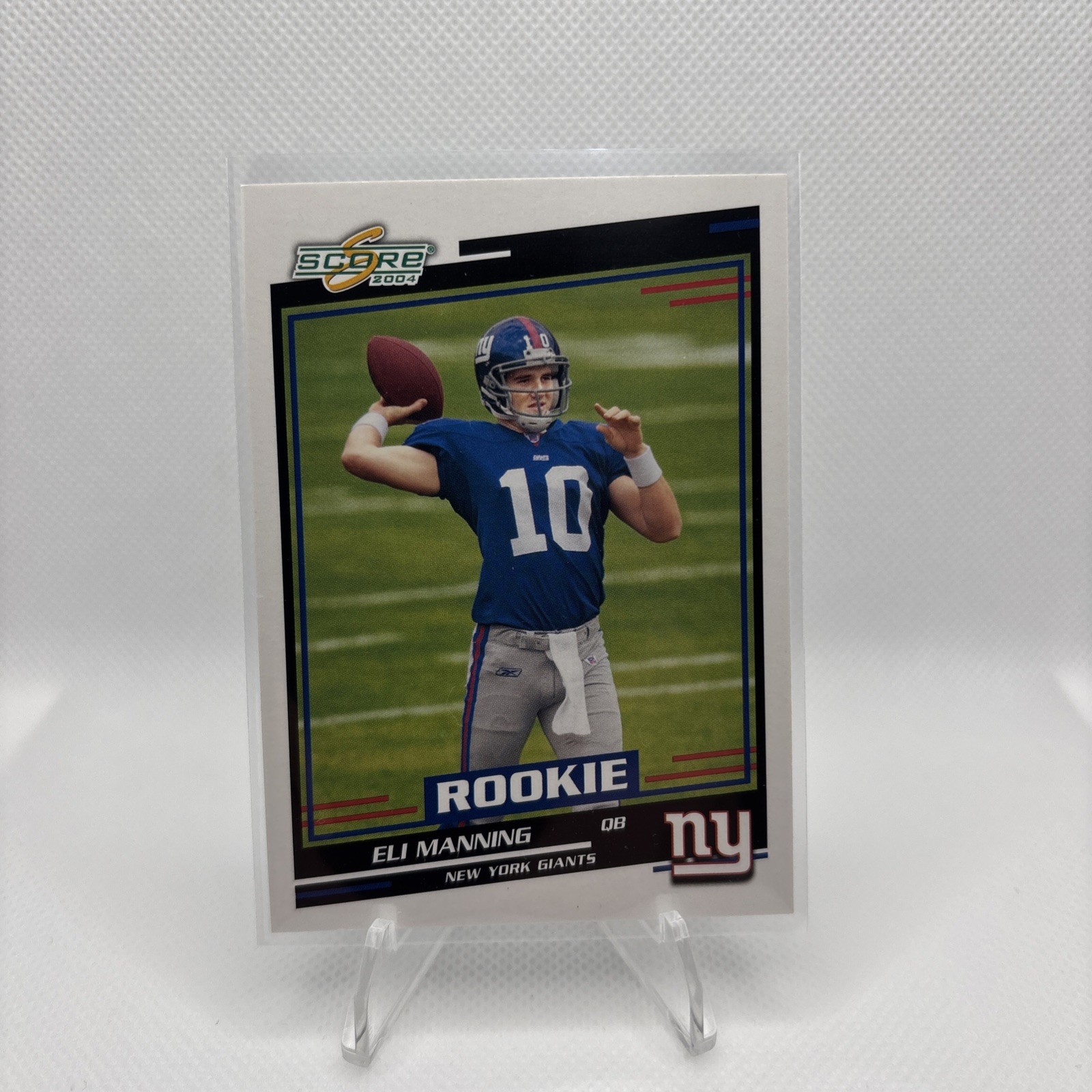 2004 Eli Manning Rookie Card Score #371 New York Giants