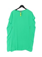 Halston A-Line Midi Dress XS in Green