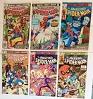 6 Amazing Spider-Man Comic Lot #’s 153 166 181 202 203 206 VG - VG+ Bronze Age