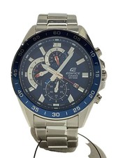 CASIO Wristwatch Analog BLU SLV EFV 550