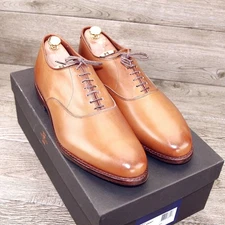 * NIB * $480 Allen Edmonds CARLYLE Oxford  11 EEE Wide Walnut * new Trees