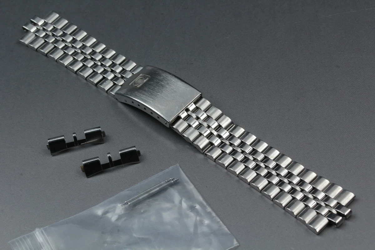 Lot De 3 Bracelets De Montre Vintage En Acier Inoxydable élastique - Neufs Sans étiquette