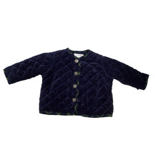 NWT Ralph Lauren Infant Navy Quilted Jacket 3m