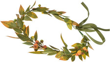 Green Leaf Boho Eucalyptus Halo Wedding Woodland Crown