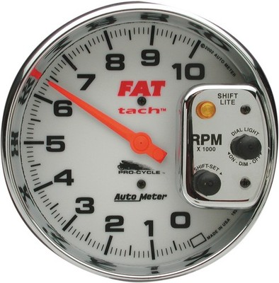 Auto Meter 5'' Elektronischer Drehzahlmesser 10.000 PRM Weißer Ziffernblatt 19265