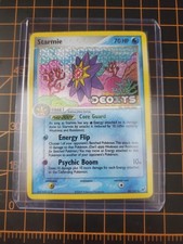Starmie 48/107 Rare Holo Stamped Ex Deoxys Pokemon TCG With Top Loader on eBay