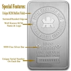 10 oz Royal Canadian Mint (RCM) .9999 Fine Silver Bar Sealed in a hard plastic