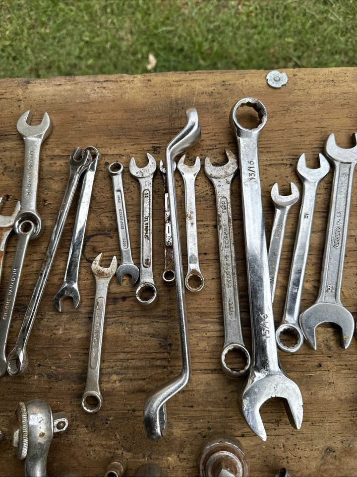 Lote de chaves combinadas, catracas e soquetes - Imagem 3 de 4