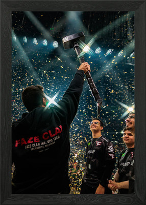 FaZe Clan - Six Invitational 2025 H gerahmtes Wandbild Poster Leinwanddruck Bild